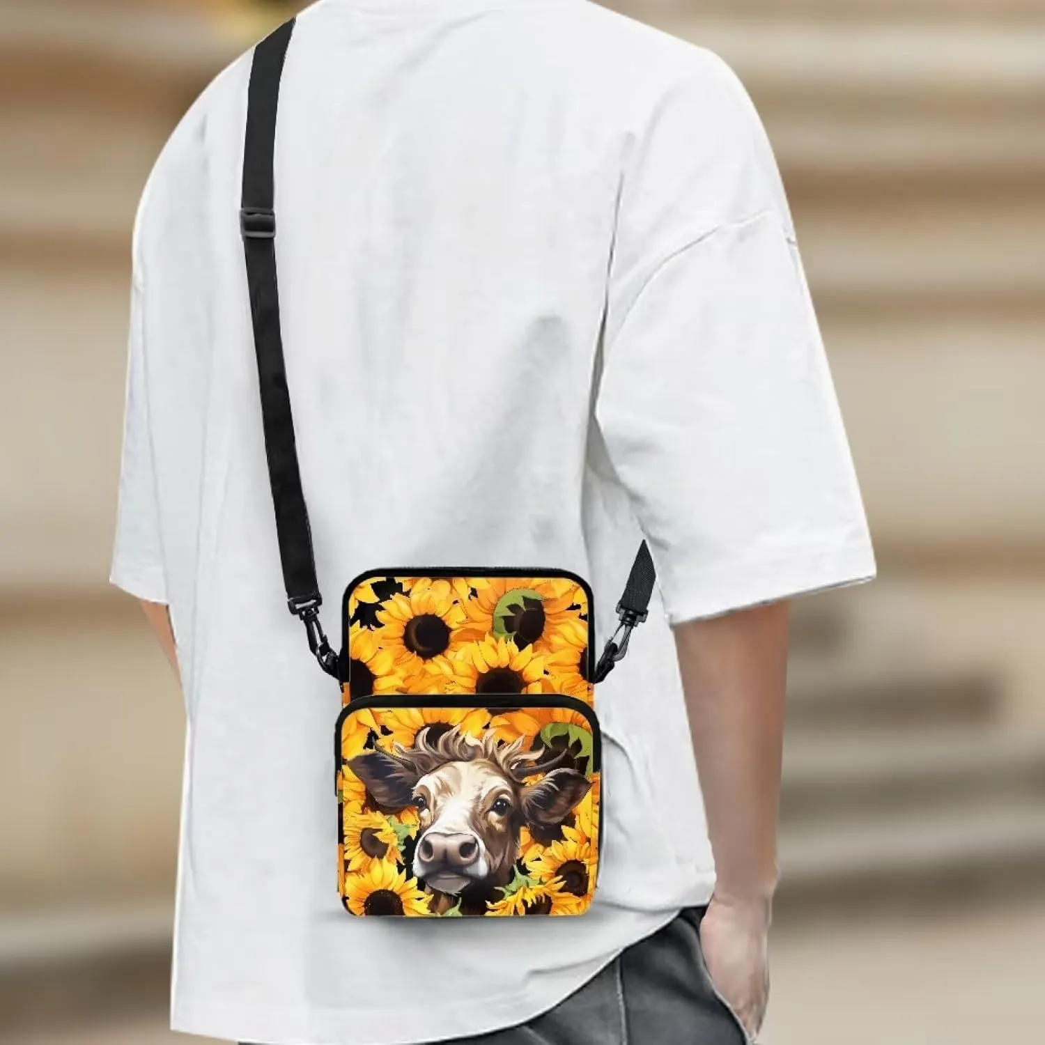 Crossbody Bag for Women and Men Travel Work Sports Messenger Purse