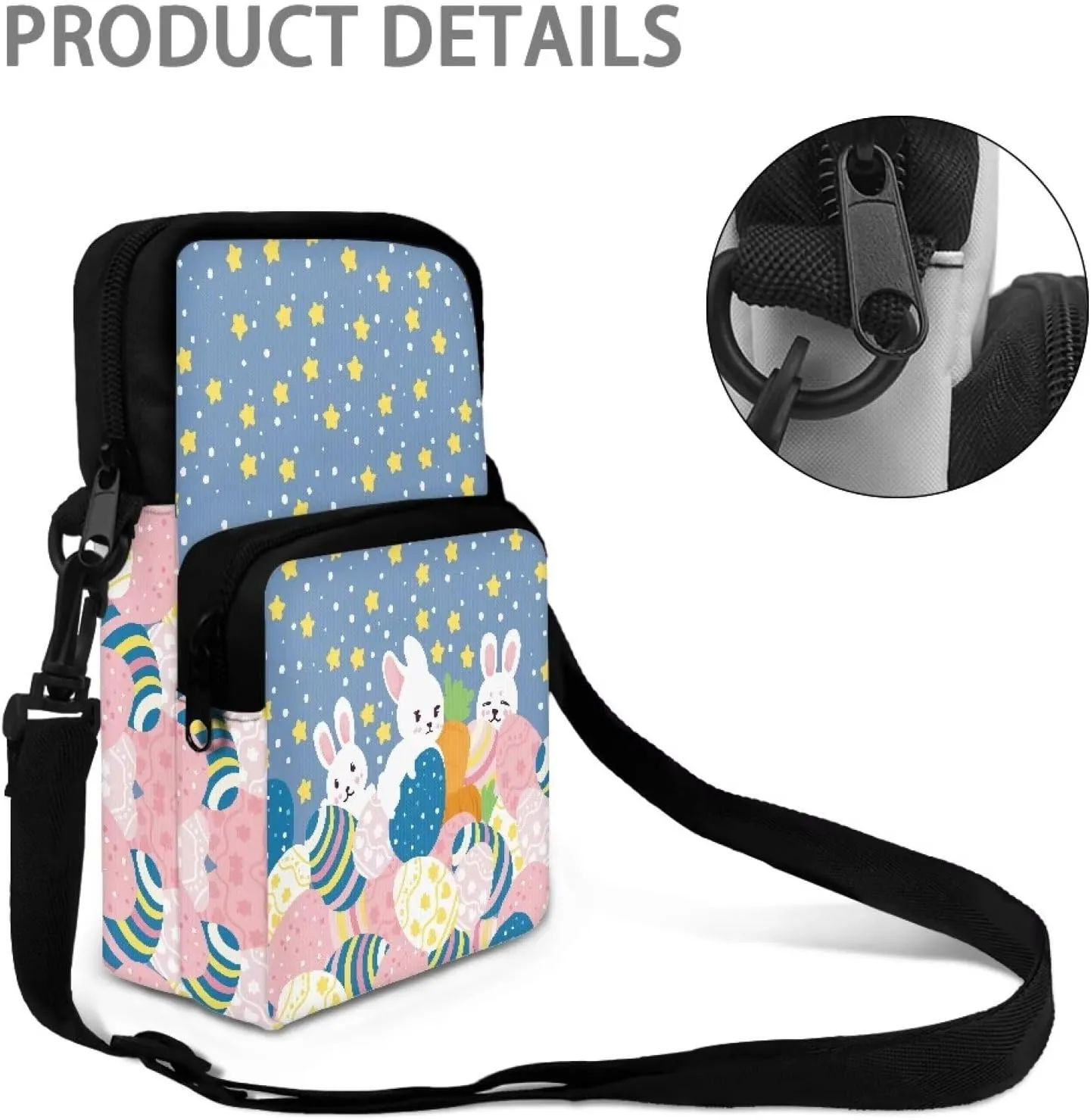 Crossbody Bag for Women and Men Travel Work Sports Messenger Purse