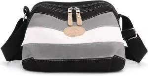 Crossbody Bag for Women Small Canvas Lightweight Casual Purses for Travel Daily