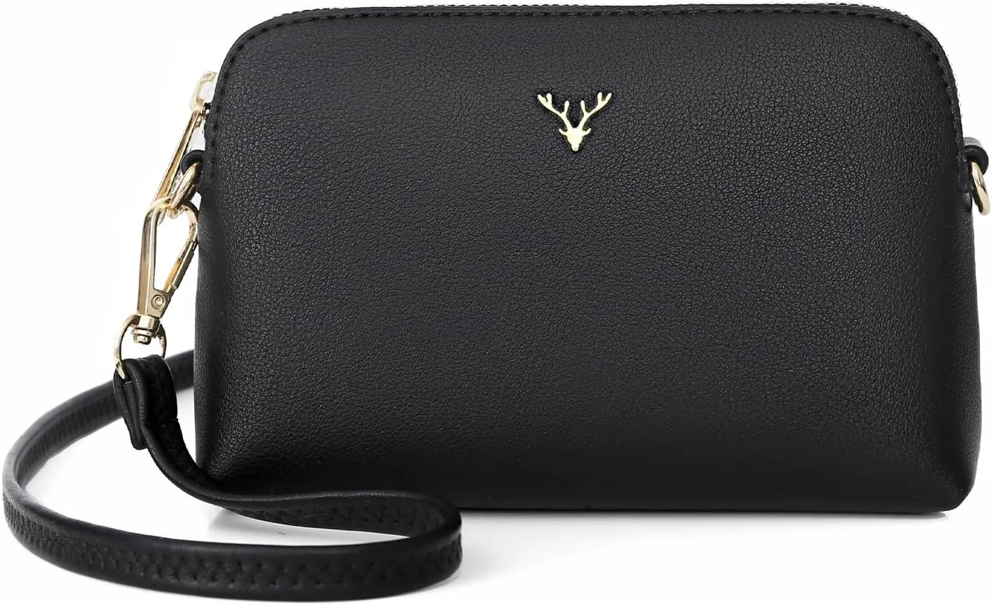 Crossbody Bag for Women, Vegan Leather Women Crossbody Purse Small Shoulder Handbags, Ladies Wristlet Clutch