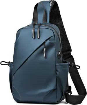 Crossbody Bag Men's Large Capacity 1 Shoulder Bag Is Not Easy Water Multi-functional Chest Bag
