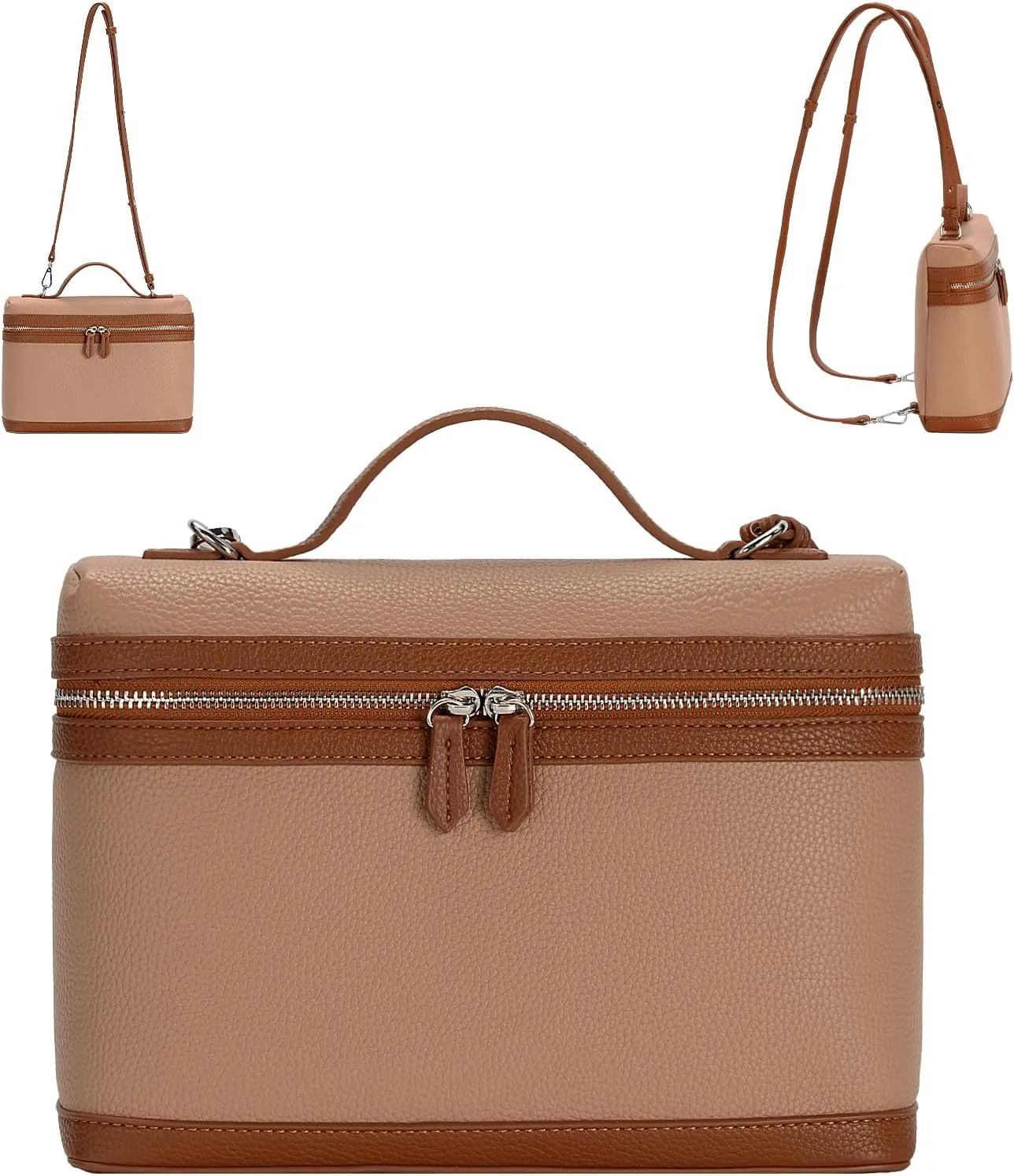 Crossbody Bag Purses for Women Trendy Vegan Leather Shoulder Bag for Women Satchel Purse