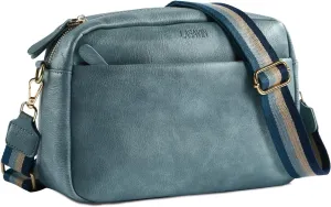 Crossbody Bags for Women, Fashion Large Size Vegan Leather Purse Shoulder Handbag with Adjustable Wide Strap