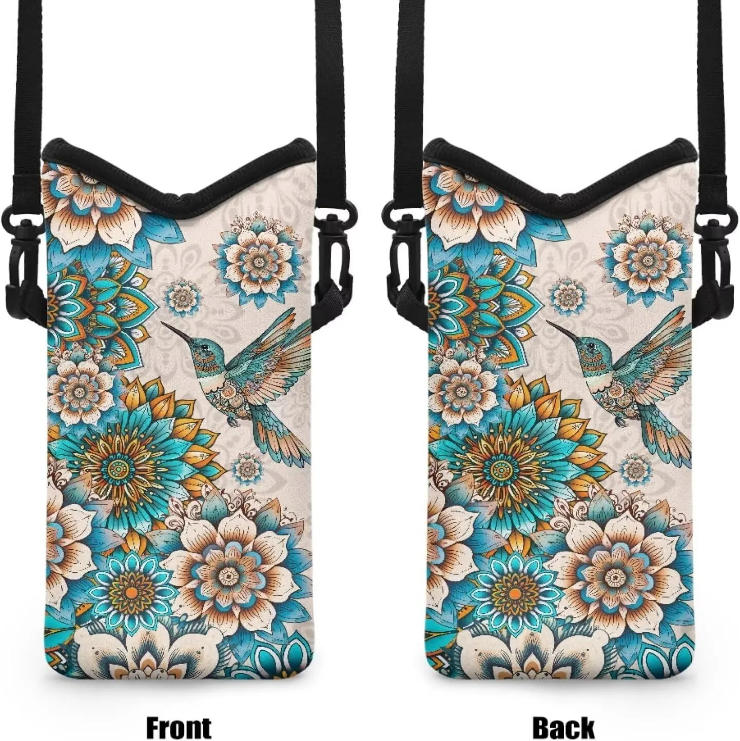 Crossbody Phone Bag Waterproof Mini Cellphone Purse Bag with Adjustable Strap Fits Most Smartphones, 8'' x 4''