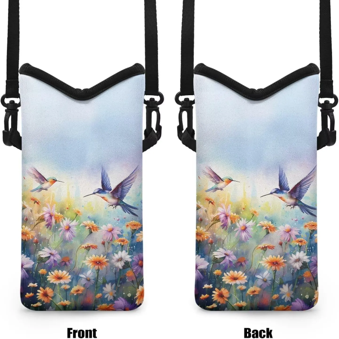 Crossbody Phone Bag Waterproof Mini Cellphone Purse Bag with Adjustable Strap Fits Most Smartphones, 8'' x 4''