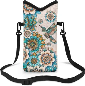 Crossbody Phone Bag Waterproof Mini Cellphone Purse Bag with Adjustable Strap Fits Most Smartphones, 8'' x 4''