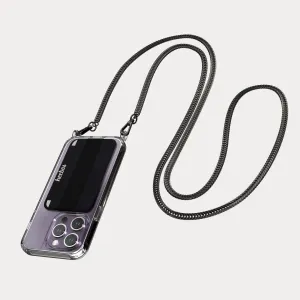 Crossbody Phone Case - Royal (Onyx Chain)