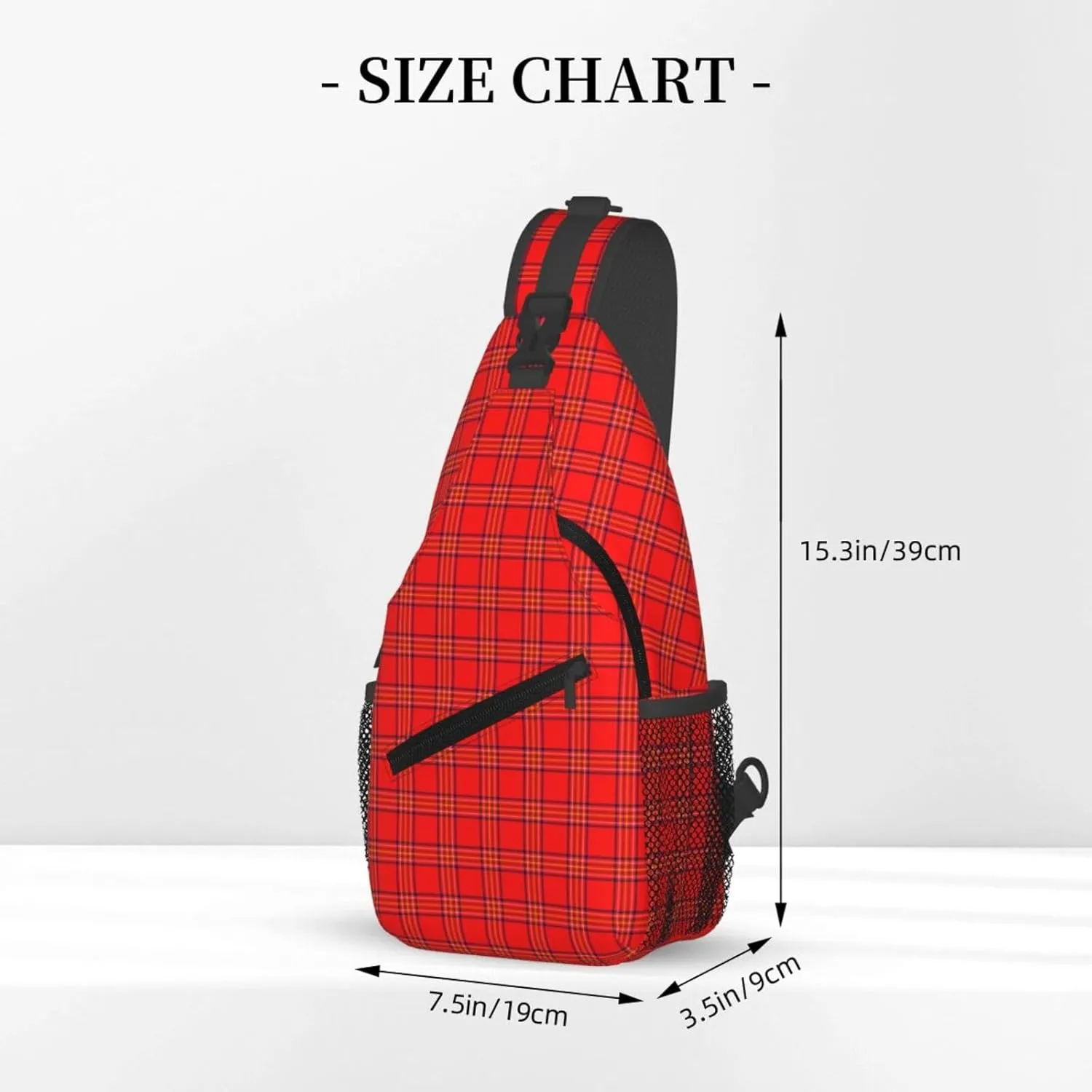 Crossbody Sling Backpack Clan Burnett of Leys Tartan Shoulder Chest Bag Daypack for Traveling Sport