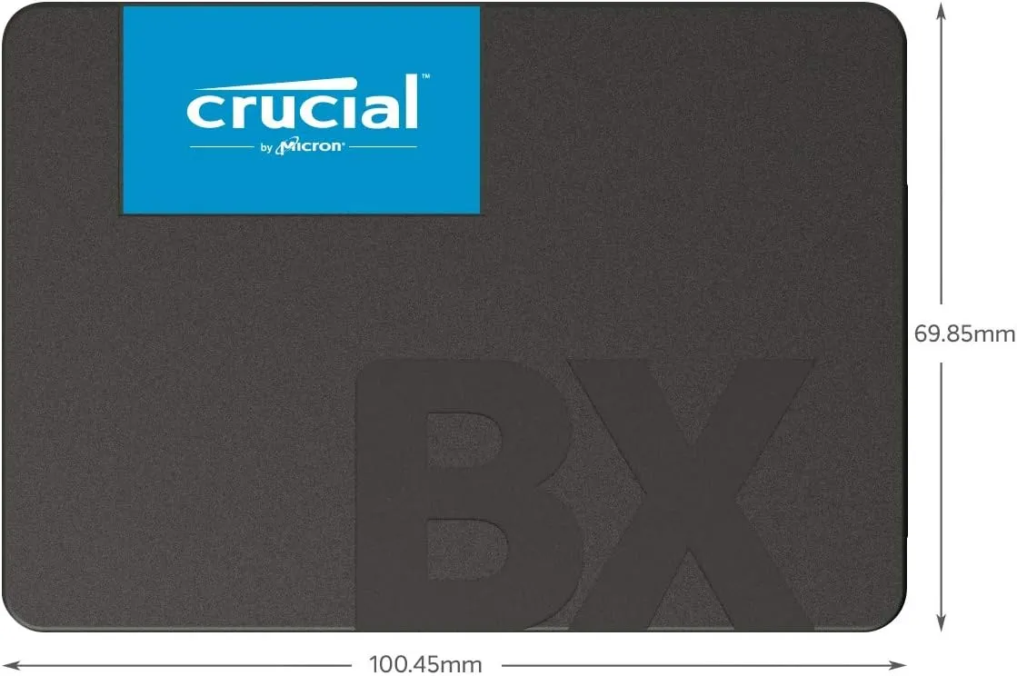 Crucial BX500 2TB 3D NAND SATA 2.5-Inch Internal SSD, up to 540MB/s - CT2000BX500SSD1Z