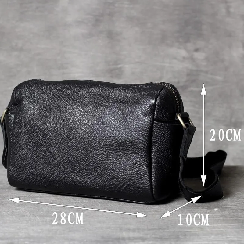CSCDD Top Layer Cowhide Single Shoulder Crossbody Bag Backpack Bucket Bag Handmade Bag