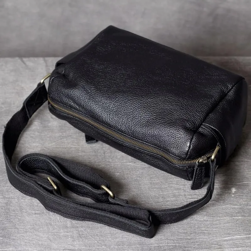 CSCDD Top Layer Cowhide Single Shoulder Crossbody Bag Backpack Bucket Bag Handmade Bag