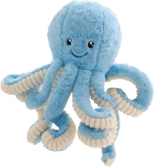 Cute Cartoon Octopus Plush Doll Toys Gift Sea Stuffed Toys for Kids and Lovers Home Decor (Blue, 23.6-Inch)
