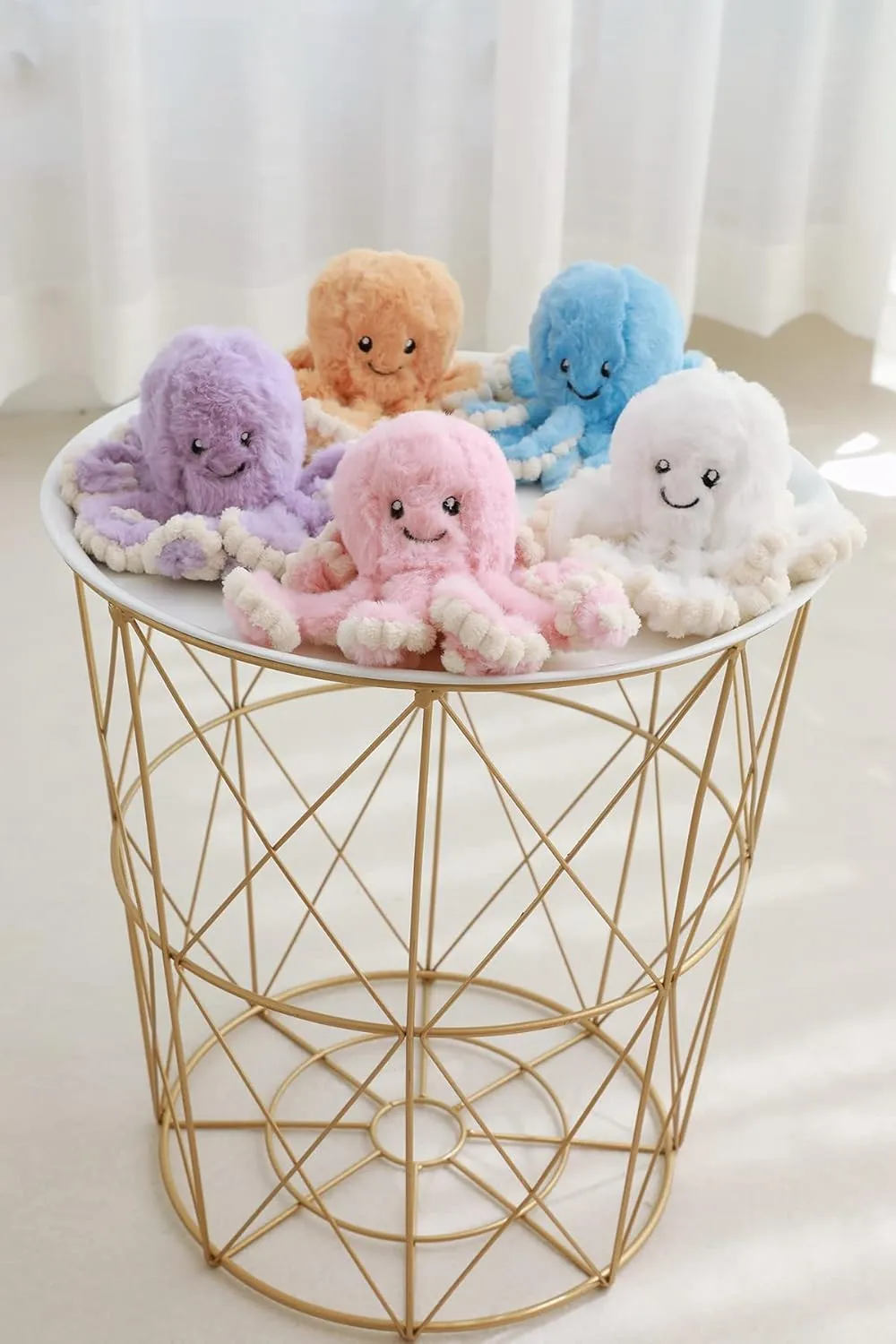 Cute Cartoon Octopus Plush Doll Toys Gift Sea Stuffed Toys for Kids and Lovers Home Decor (Blue, 23.6-Inch)
