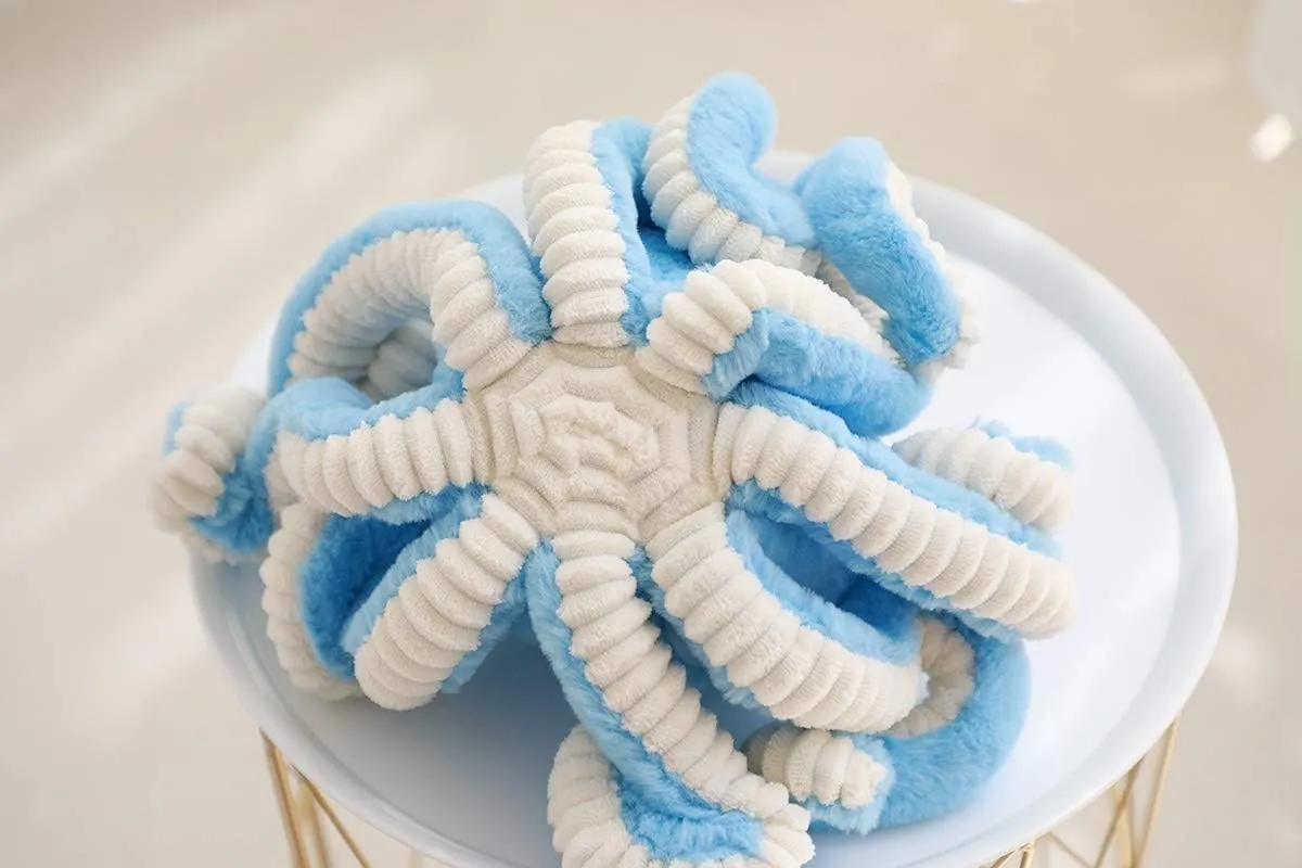 Cute Cartoon Octopus Plush Doll Toys Gift Sea Stuffed Toys for Kids and Lovers Home Decor (Blue, 23.6-Inch)