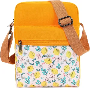 Cute Crossbody Bag and Purse Casual Canvas Shoulder Bag for Women