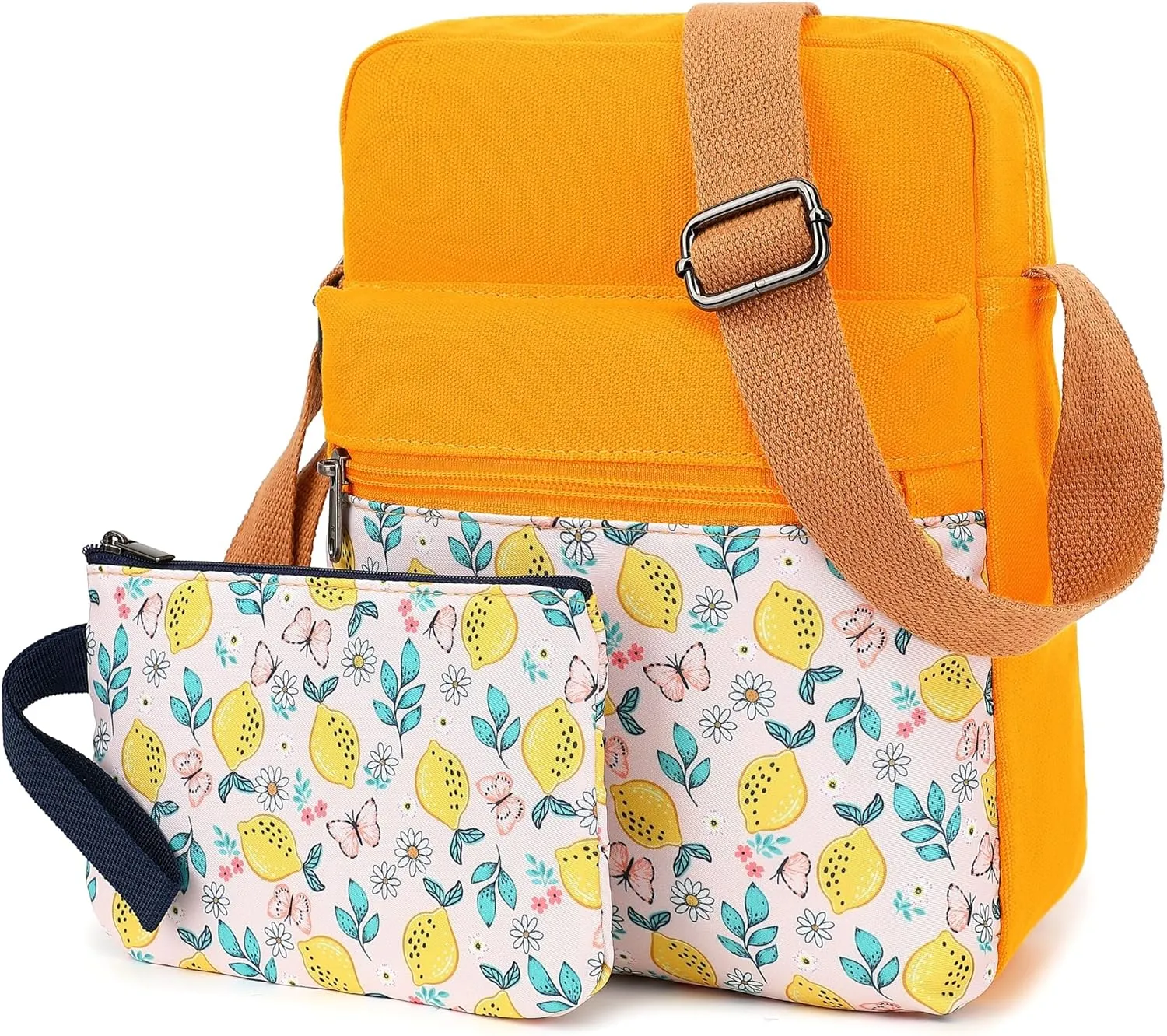 Cute Crossbody Bag and Purse Casual Canvas Shoulder Bag for Women