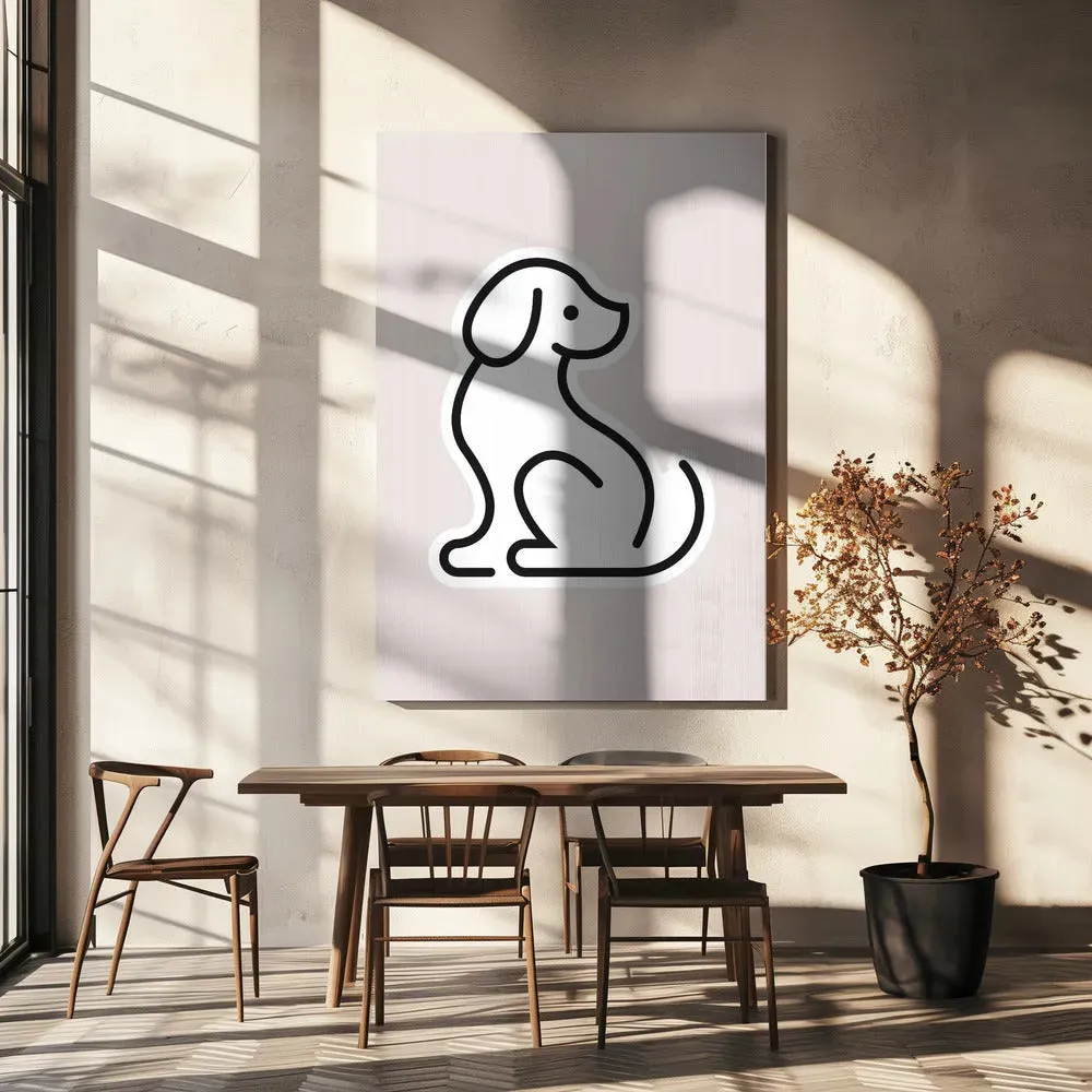Cute Grey Dog