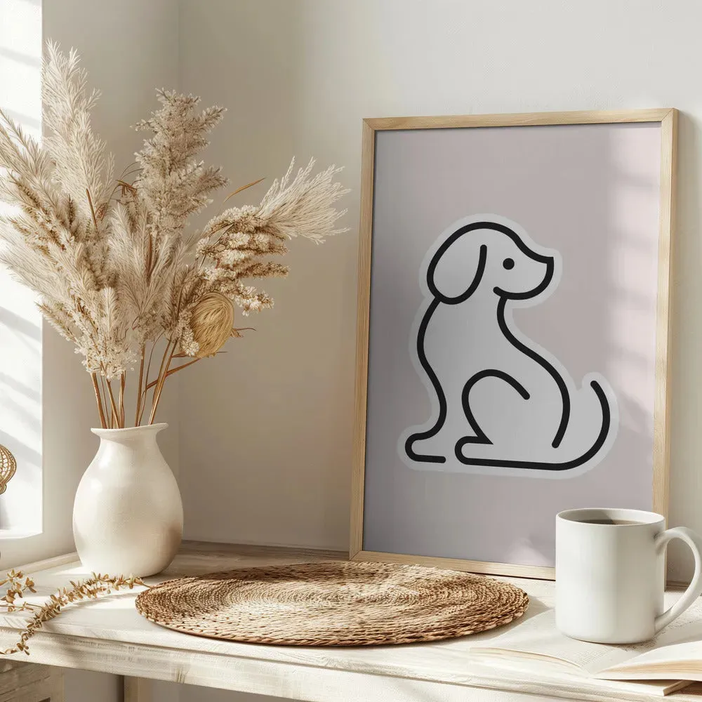 Cute Grey Dog