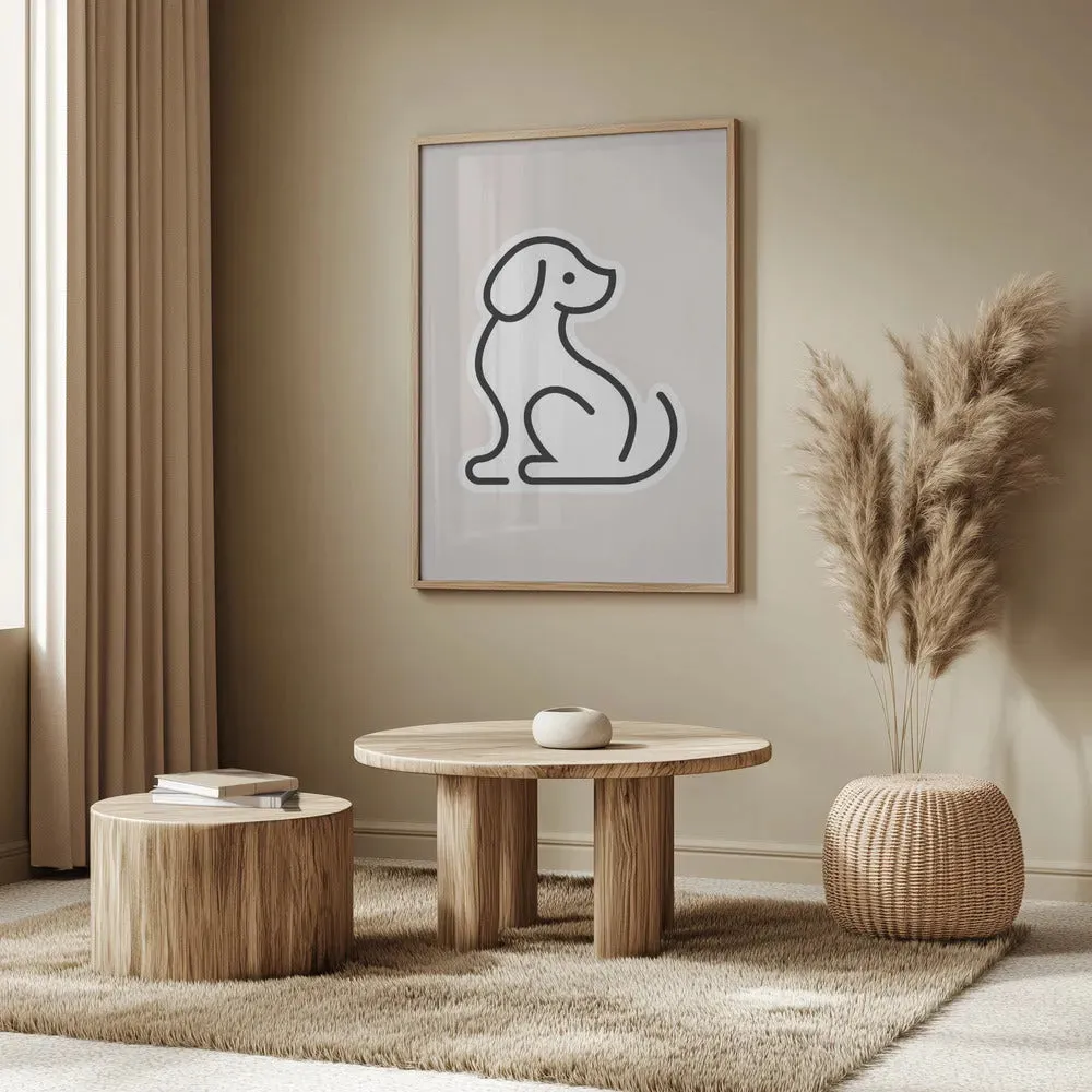 Cute Grey Dog