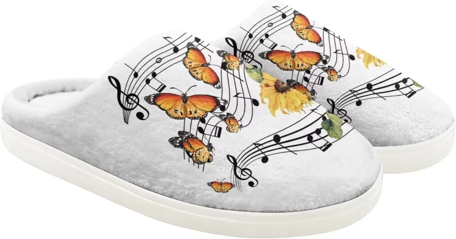 Cute Slippers for Girls Boys, Plush Non-Slip House Slippers Winter Fluffy House Shoes Cute Soft Slip-On Shoes for Indoor Outdoor