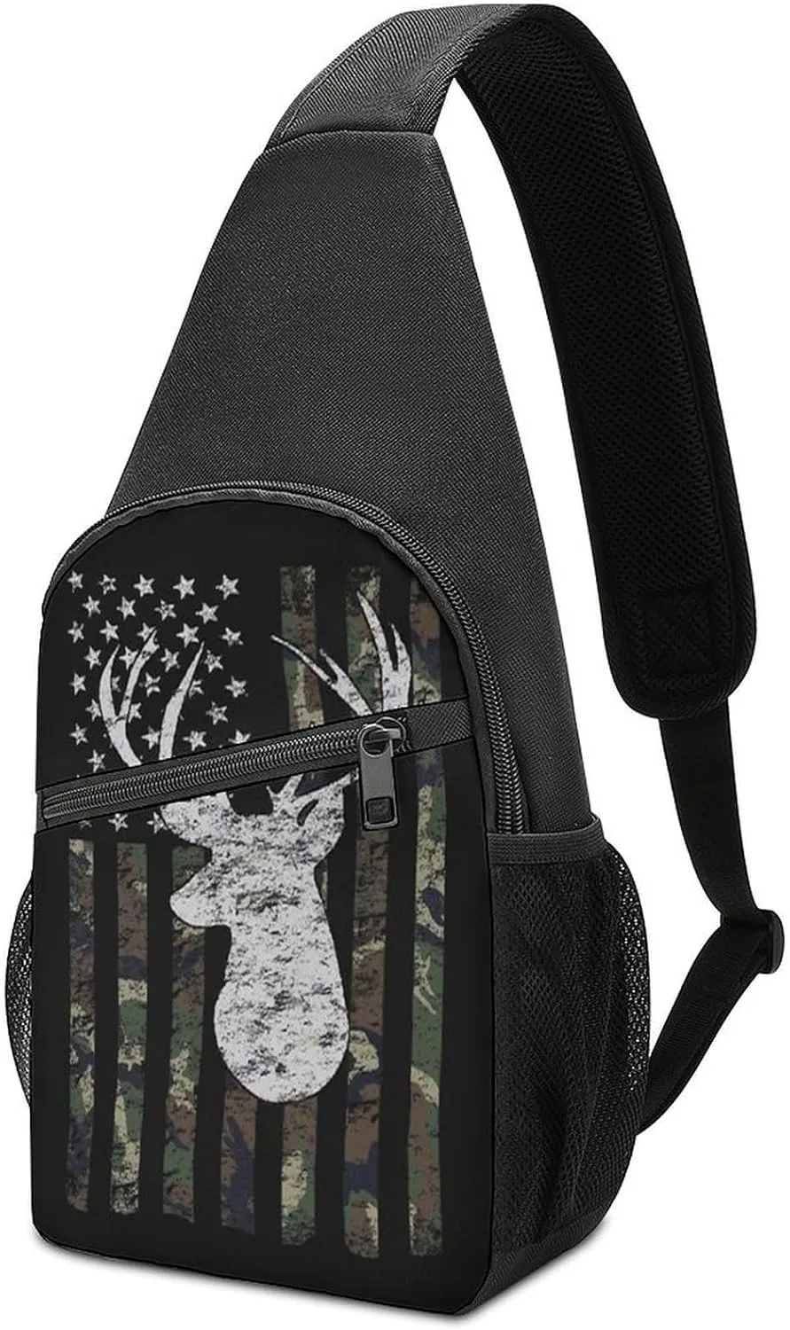 Dachshunds Clothes Dog Large Capacity Portable Chest Bag, Single Shoulder Chest Bag