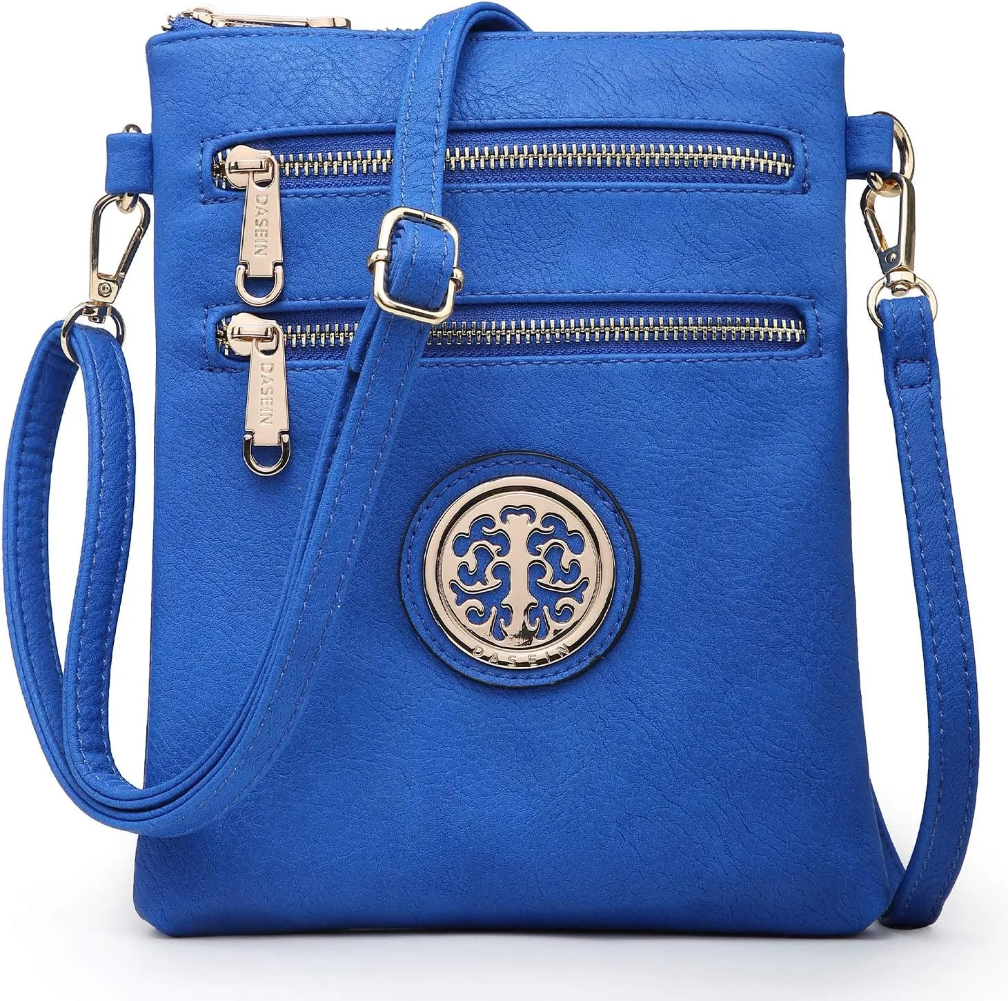 Dasein Women Small Crossbody Bag Lightweight Shoulder Purses Multi Zipper Pockets Phone Purse Handbag