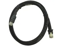 Datalogic Scanning 90A052258 USB Type A TPUW Straight Cable, 2 m Length, Black
