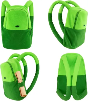DAZCOS Green Backpack Anime Character Cartoon Unisex Cosplay Costume Accessories Bag for Adult Everday Use (Green)