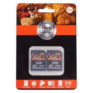 Delkin Devices 16GB Trailcam SDHC V10 Memory Card 2PK
