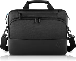 Dell Pro Briefcase 15 (PO1520C), Made with an Earth-Friendly Solution-Dyeing Process That generates 90% Less Wastewater, 62% Less CO2 Emissions, and uses 29% Less Energy Than Traditional processes