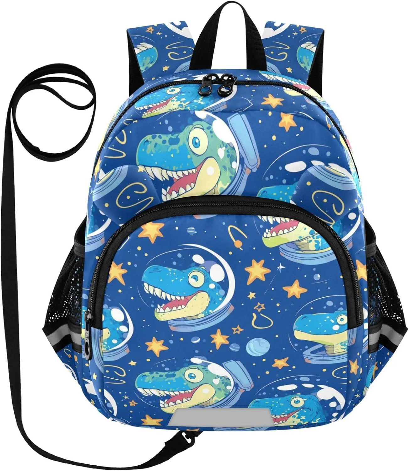 Dinosaur Preschool Backpack Space Suit Daycare Bookbag School Backpack with Traction Rope for Kids 3-6