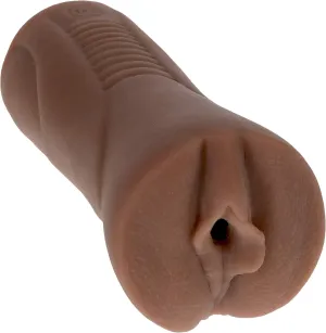 Doc Johnson Signature Strokers - Honey Gold - Ultraskyn Pocket Pussy, Caramel