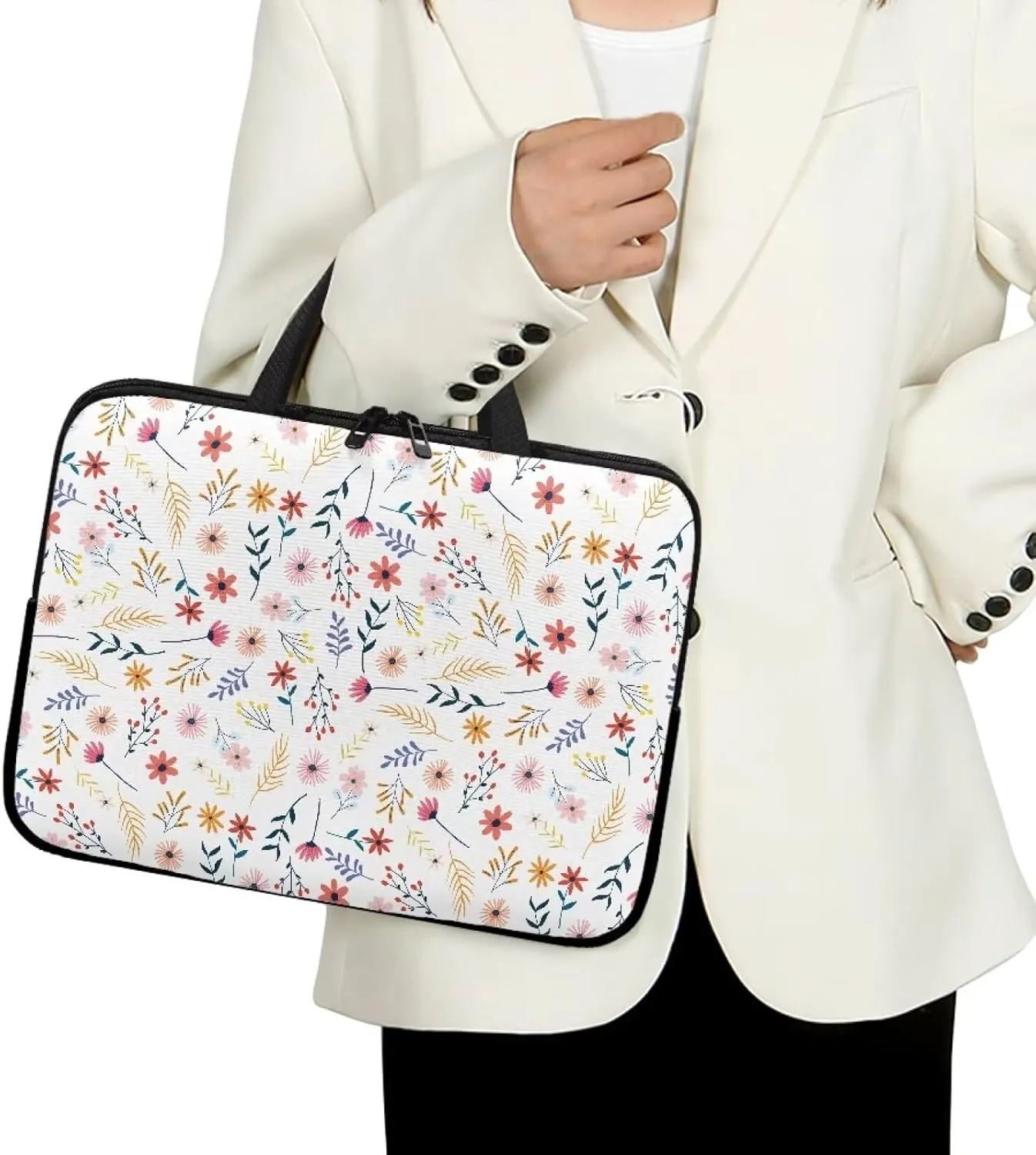 Dolyues Laptop Bag 10-17 Inch Business Briefcase for Women Men Gift Water Resistant Office Bag Laptop Case