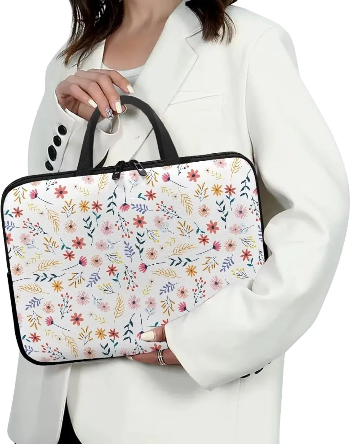 Dolyues Laptop Bag 10-17 Inch Business Briefcase for Women Men Gift Water Resistant Office Bag Laptop Case