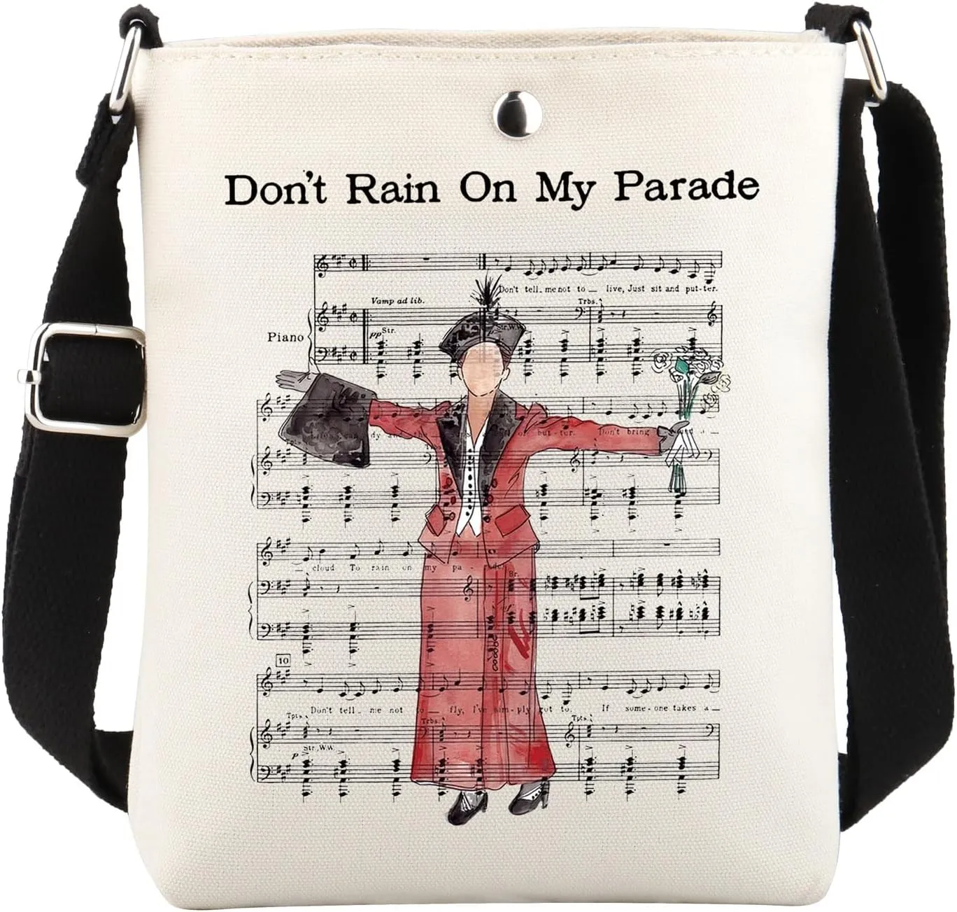 Don't Rain On My Parade Musical Crossbody Bag Musical Theater Merch
