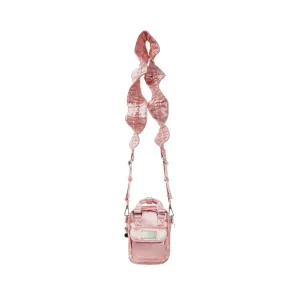 Doughnut Macaroon Tiny Girlitude Series Crossbody Bag - Rose