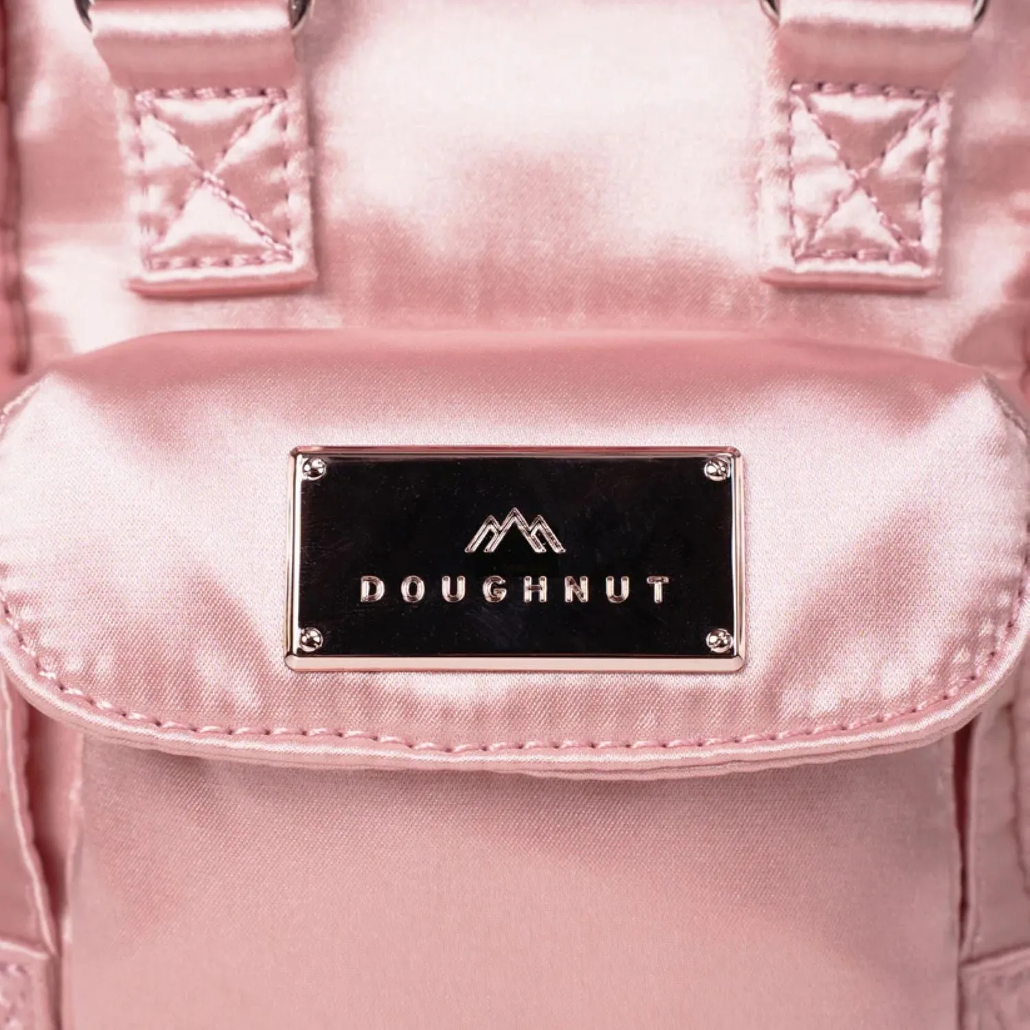 Doughnut Macaroon Tiny Girlitude Series Crossbody Bag - Rose