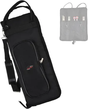 Drum Stick Bag Drumsticks Mallet Case Oxford Fabric with Crossbody Shoulder Strap Wear-Resistant Portable Drum Stick Holder -Proof Shockproof Large Capacity Thickening Drumstick Bag