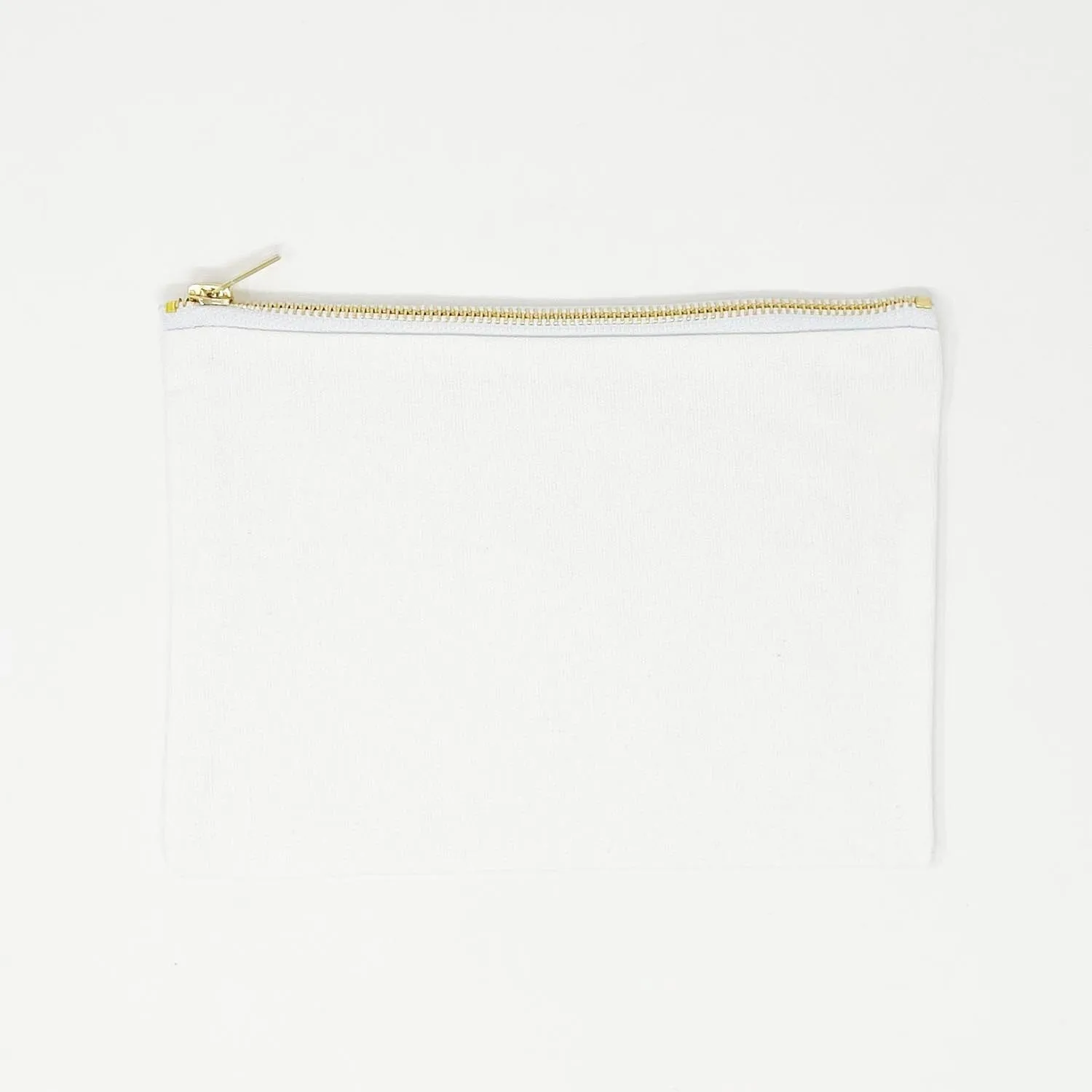 Dyeable Blank Zippered Pouch