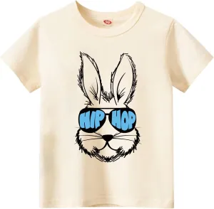 Easter Bunny Shirt for Toddler Boys Girls Kids Eggs-Track Tees Eggs Tractor T-Shirts 2-7T