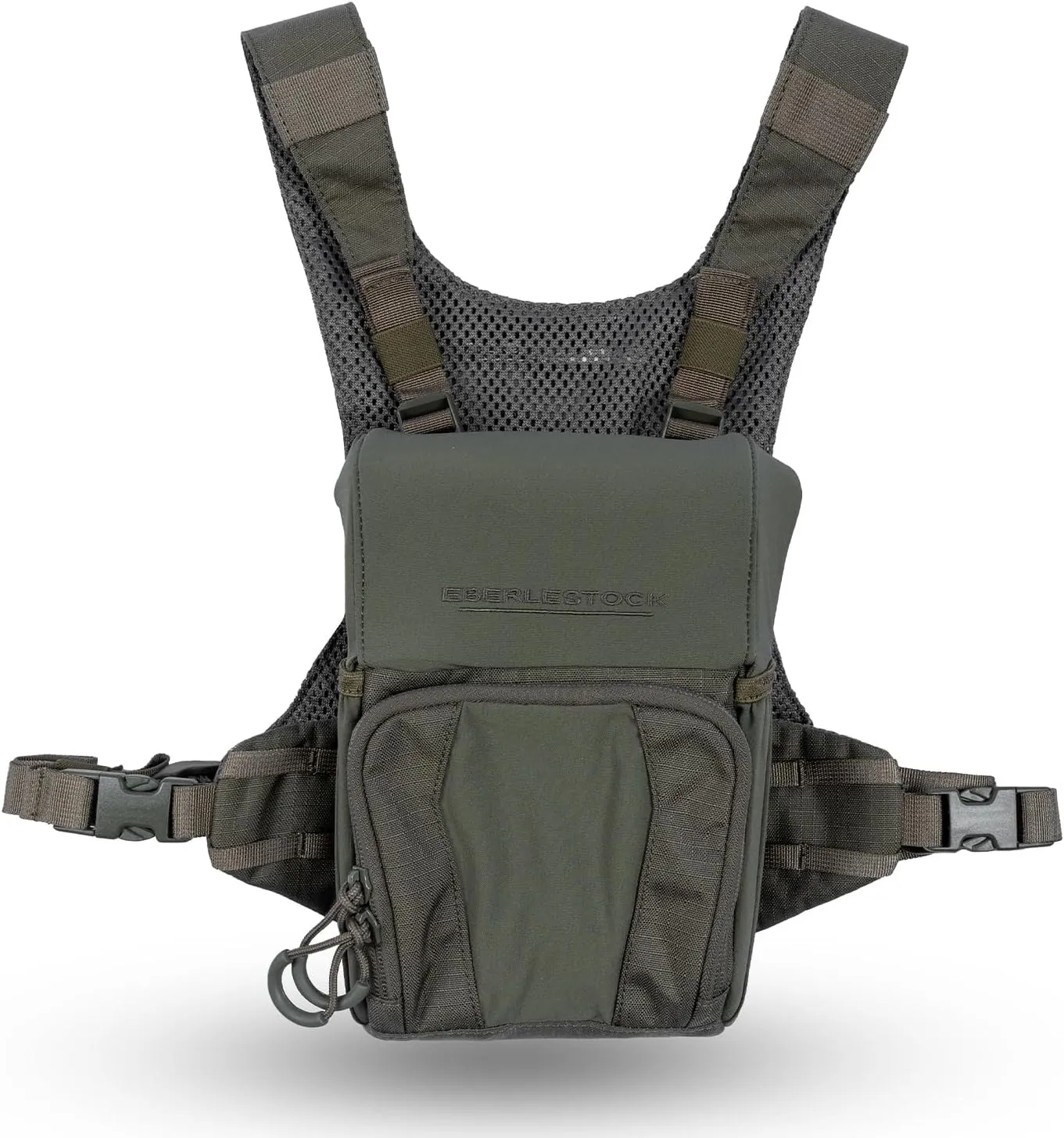 Eberlestock Recon Modular Bino Pack - Advanced Binocular Harness System with Customizable Attachments - Military Green - Large