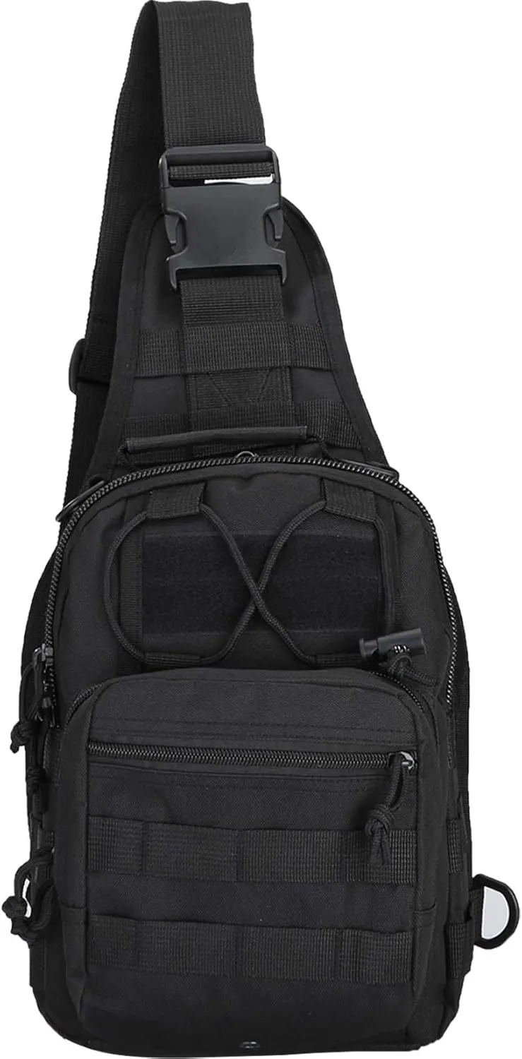 EDC Shoulder Bag Chest Pack Single Shoulder Messenger Molle Military Sport Backpack Hiking Daypack Men Women