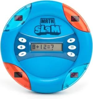 Educational Insights Math Slam - Interactive Math Games, Basic Algebra Game for Learning Addition and Subtraction, Handheld Kids' Electronics, Self Teaching STEM Learning Tools for Kids Ages 5 