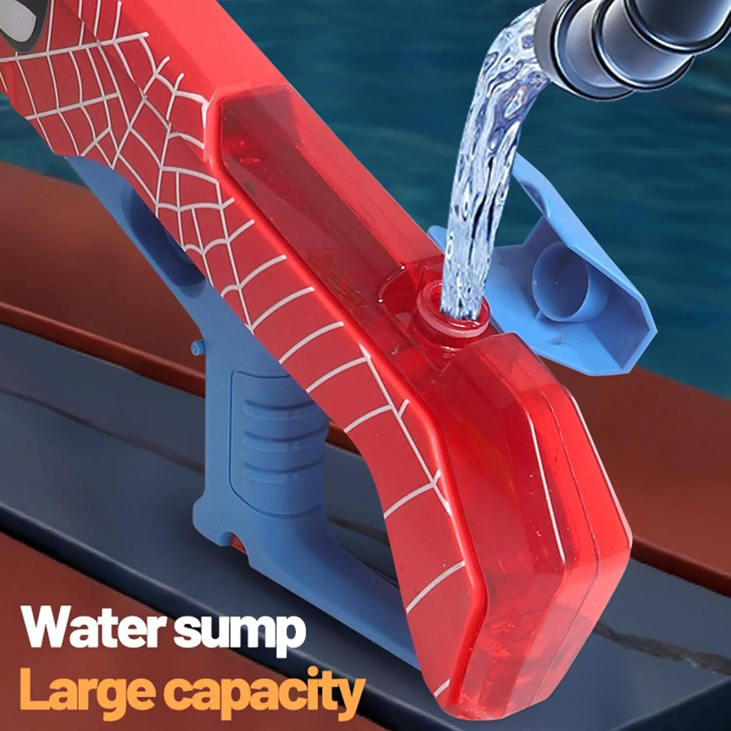 Electric Water Gun, Automatic Squirt Gun with Long Range