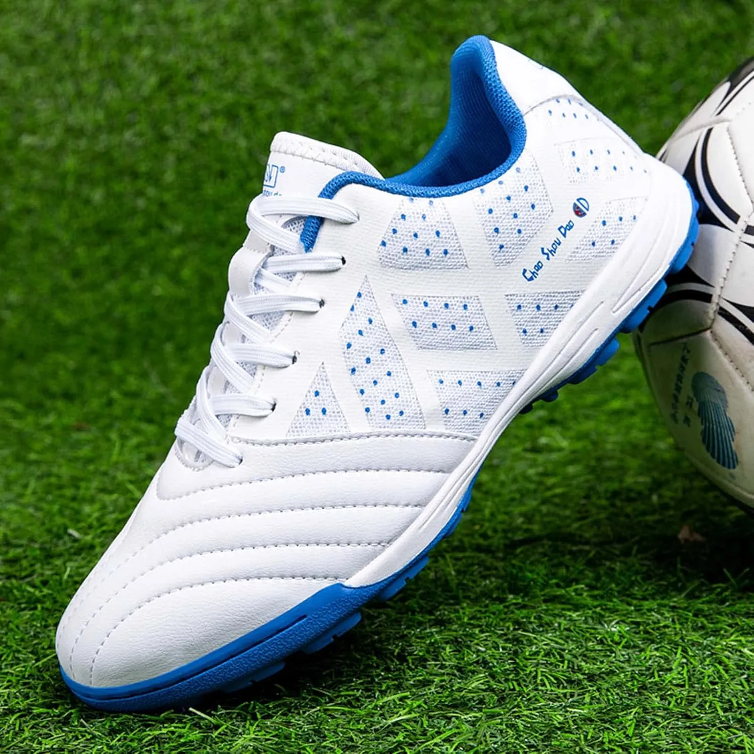 Eliogn Mens Soccer Shoes Boys Girls Turf Ground Athletic Football Shoes Youth Turf Soccer Shoes