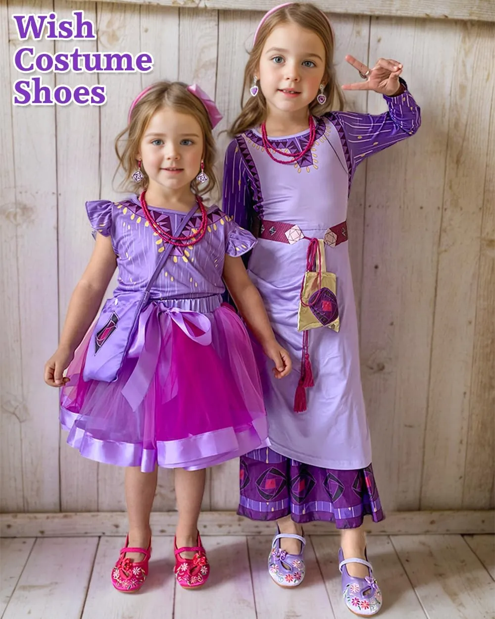 Encanto Mirabel Isabela Shoes for Girls Costume Cosplay Dress Up Embroidery Mary-Jane Ballet Shoes
