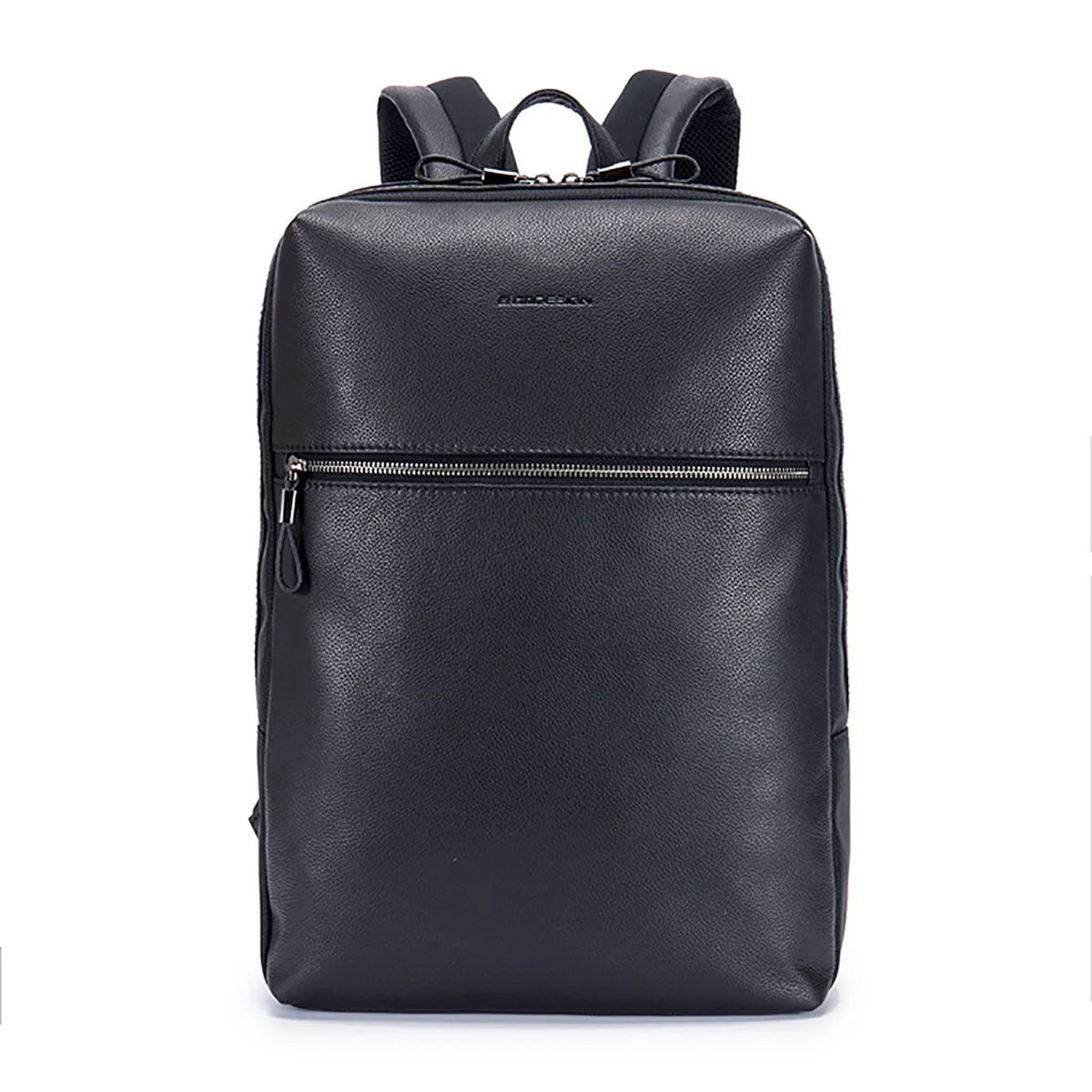 EnzoDesign Light Weight Cow Nappa Leather With Ballistic Nylon Trim 15" Laptop Business Backpack