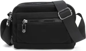 ETidy Nylon Small Womens Crossbody Bag Casual Shoulder Handbag Mini Purse With Adjustable Strap