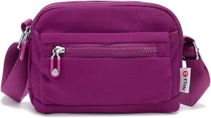 ETidy Nylon Small Womens Crossbody Bag Casual Shoulder Handbag Mini Purse With Adjustable Strap
