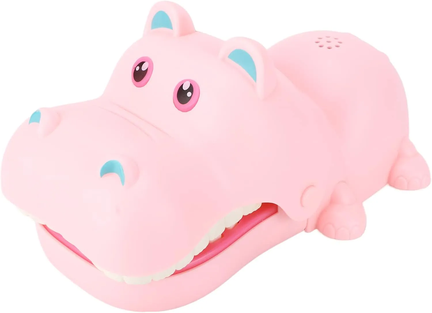 EVTSCAN Bite Finger Toy Electric Lighting Sound Effect Game Children Spoof Tricky Toy Large Size (Pink)